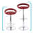 Duguay Swivel Adjustable Height Counter Stool with Metal Frame-93348566