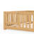 Queen Solid Wood Floor Bed with Safety Guardrails and Door-2032658793-2032658799