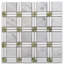 12 in. x 12 in. Versailles Glazed Marble Tile