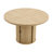 47.2-Inch Round Dining Table With Double-Layer Storage And Roman Column Legs For Elegant Functionality.