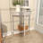 Mcbroom Wood Half Moon 1 Shelf Console Table-1362153406
