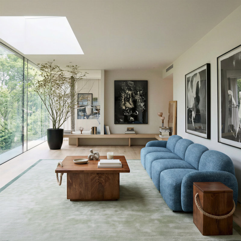 Fauteuil Cleo bleu