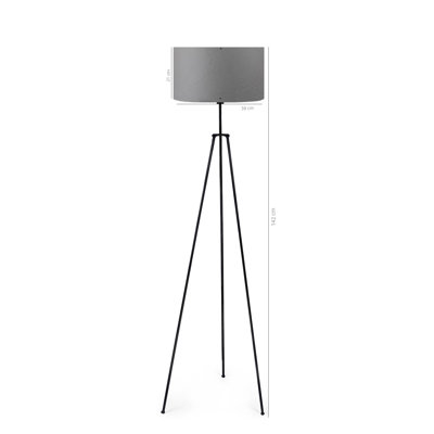 Lampe trépied Clary 149cm