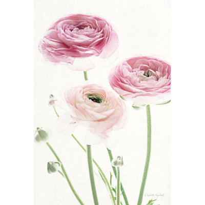 Light and Bright Floral VI 1 Piece Wrapped Canvas Painting