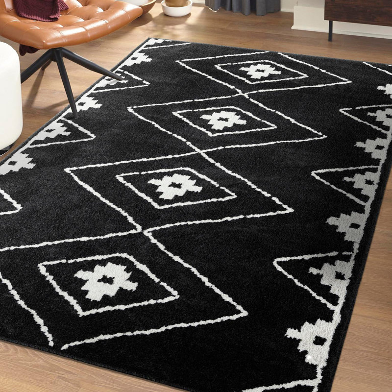 Tapis noir Latitude Run Vefsna Latitude Run®, Rectangle 9 pi x 12 pi