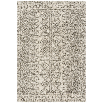 Tapis ivoire / gris Adessa