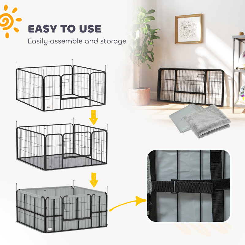 60cm H Steel Exercise Pen