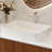 20" X 13'' White Bathroom Sink Ceramic Rectangular Vessel Sink
