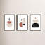 Geometric Shapes - 3 Piece Single Picture Frame Print Set-572443524-572443639