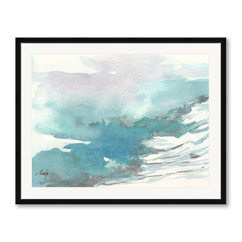Marina #1 Print by Simona Gocan, Black Framed Paper, 24" H x 30" W
