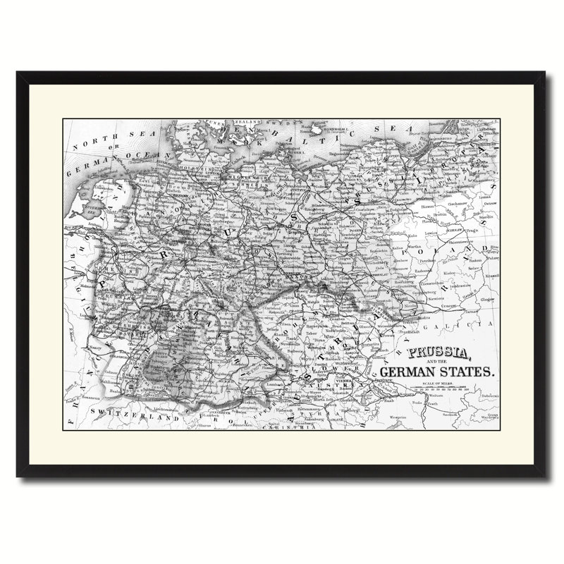 Prusse Allemagne, impression rétro sur toile, 28 x 37, H 28 po x l 37 po