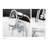 Kingston Brass Aqua Vintage Three-Handle 2-Hole Tub Wall Mount Clawfoot Tub Faucet with Hand Shower-14765457