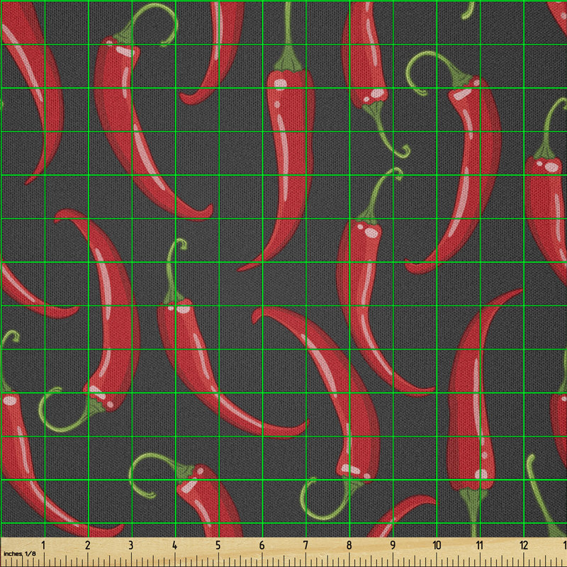 Dawann Hot Peppers Cuisine Multi-Purpose Fabric
