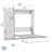 Arlex Wall Bed with Storage Unit with Doors-88513676-91637659