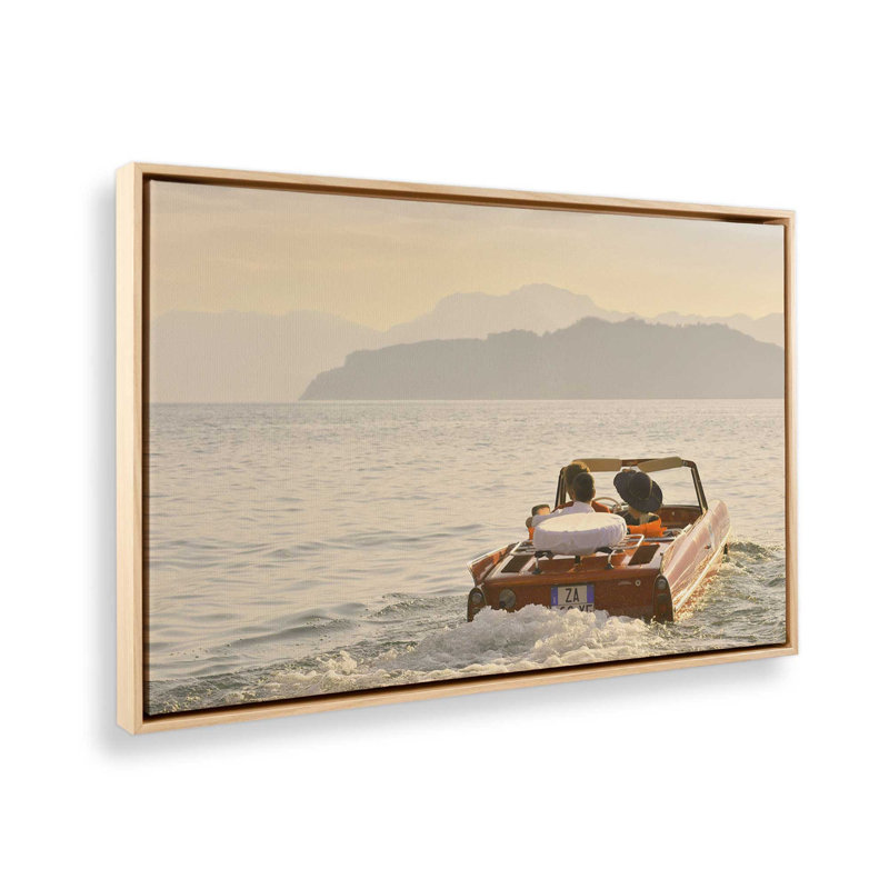 «Dolce Drift», reproduction sur toile, Cadre flottant en érable américain, 20 po x 30 po