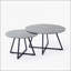 Ensemble de tables basses gigognes Seiji