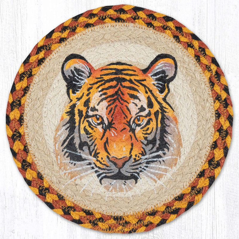Tapis chauffant tressé à la main Bengal Tiger