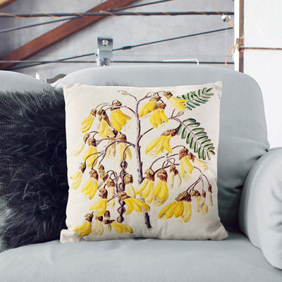 Floral Square Throw Cushion
