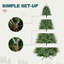 Sapin de Noël conique artificiel pré-éclairé-583425605