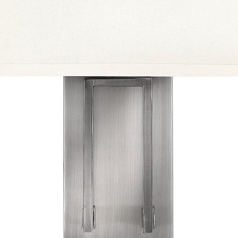 Hampton 2-Light 60W Wall Sconce, Antique Nickel