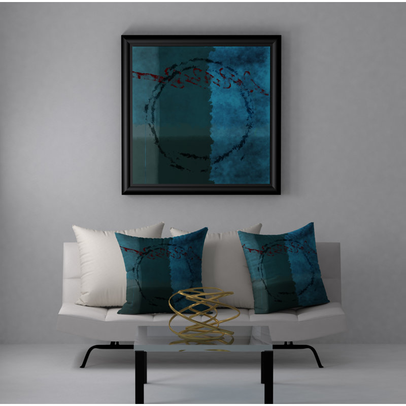 Reversible Throw Pillow, 18" x 18"