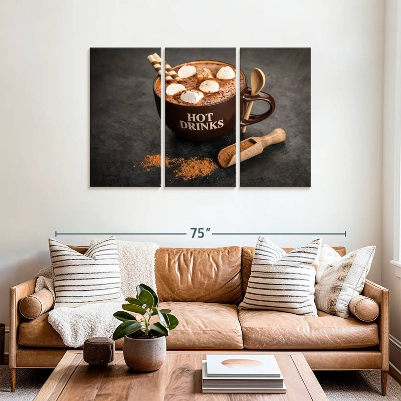 Yarlin Hot Cocoa, 36" H x 57" W