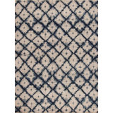 Shibori Hand Knotted Wool Area Rug