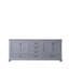Meuble-lavabo double gris foncé 80 po X P 22 po D et 30 po Miroirs