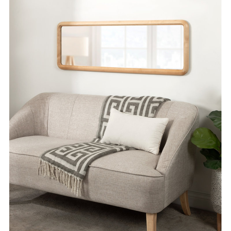 Anacleta Overmantel Mirror, 48" H x 16" W, Natural