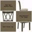 Tissu et chaise d'appoint