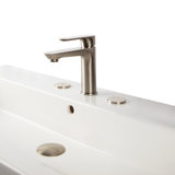 Flou Single Hole Bathroom Faucet with Drain Assembly