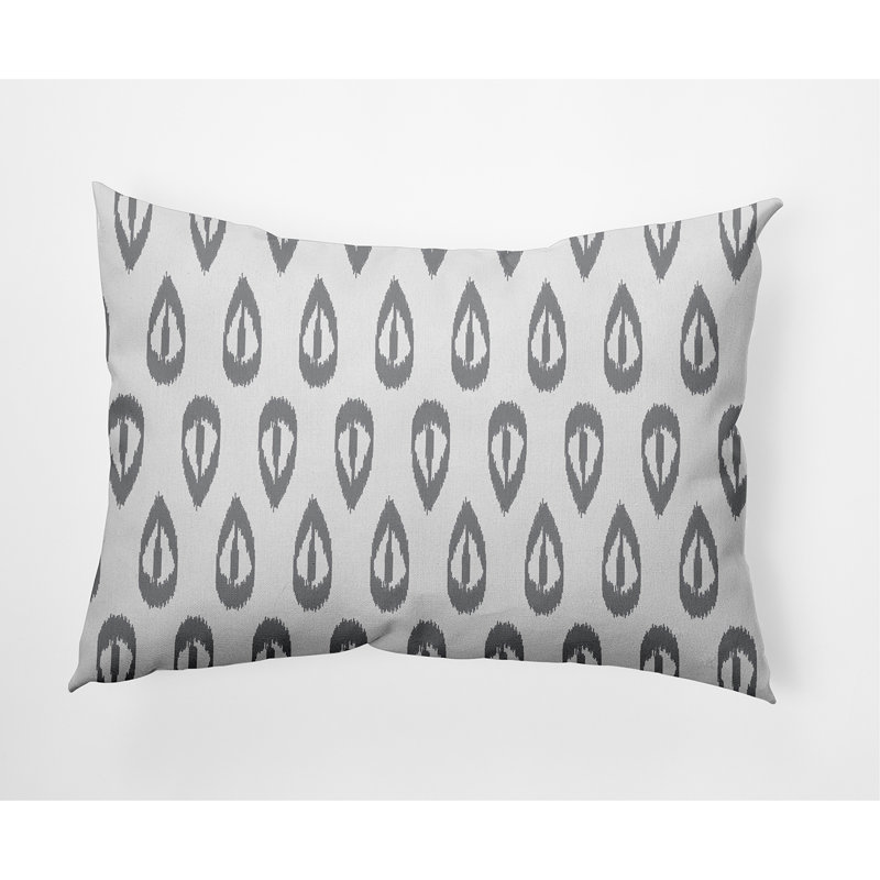 Tears Outdoor Rectangular Pillow Cover & Insert, Gray