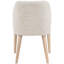 Chaise rembourrée en tissu texturé beige Valeo-1921751700-1921751702