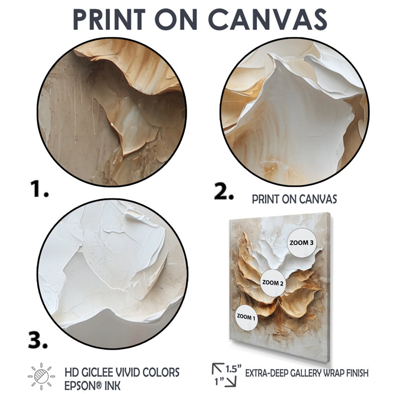 Octayvia Brown, au-delà du voile des fleurs, impression sur toile à l'encre liquide, H 40 po x l 30 po, Blanc