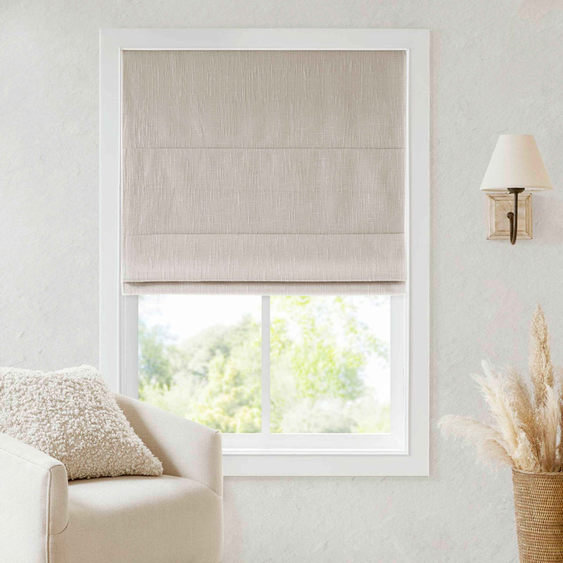 1 toile de store romain sans cordon occultant 27 pièces x 64 po, L 27 po x L 64 po