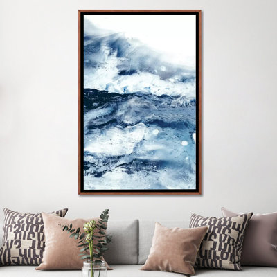 Reproduction d’art, "Indigo Tides I" par Ethan Harper