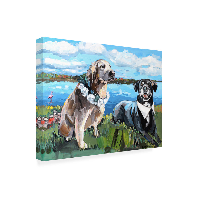 Art sur toile «Bachelor Adam Swanson Friends», H 14 po x l 19 po