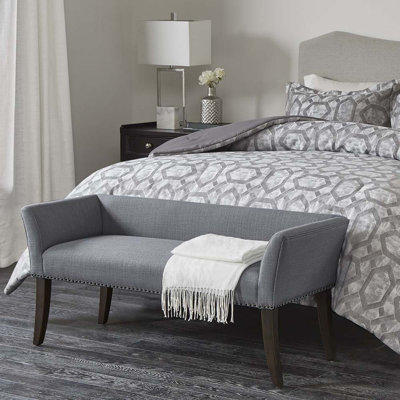 Radegunda Polyester Blend Upholstered Bench