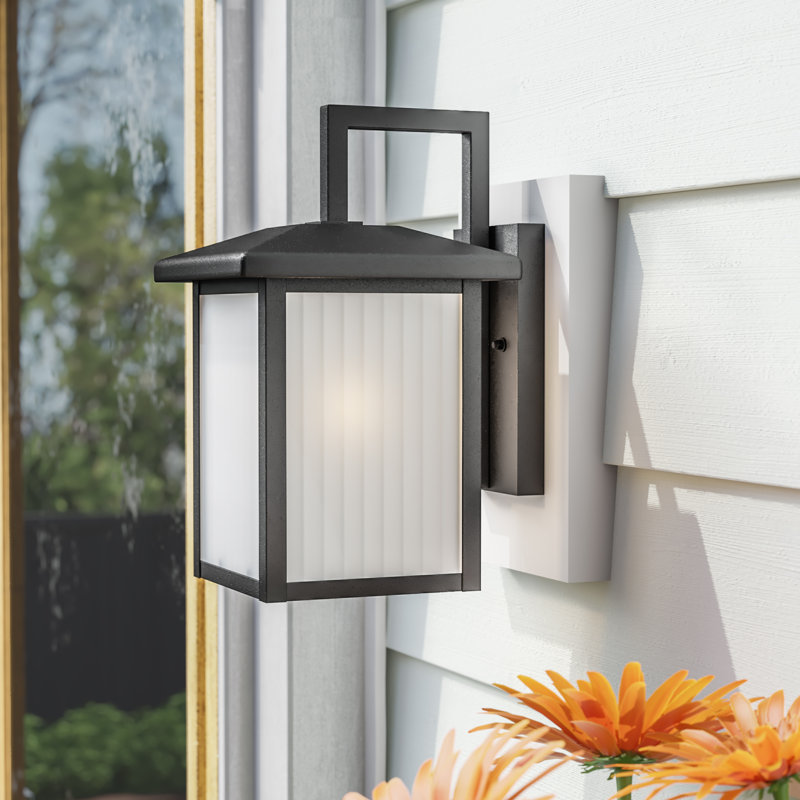 Cherryville Wall Light, Textured Black