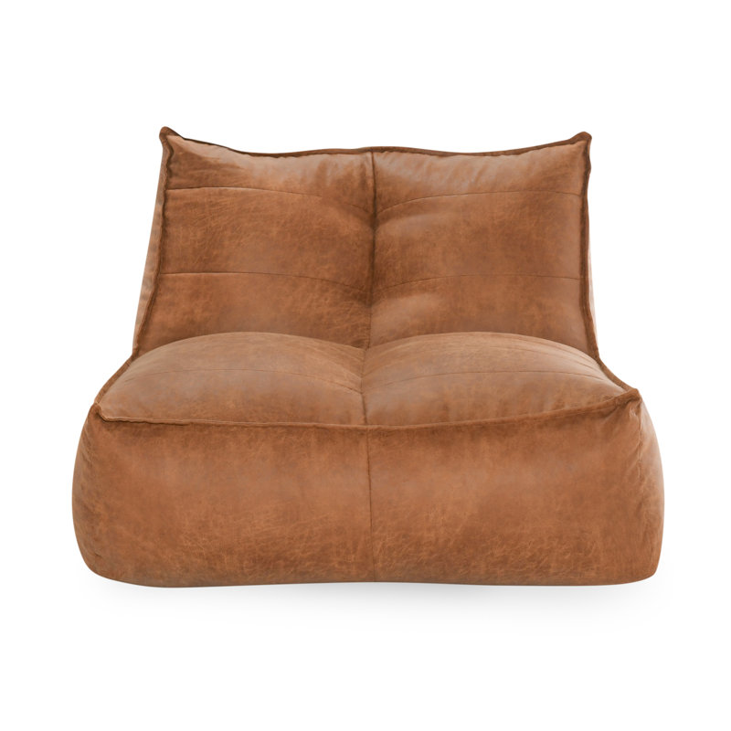 Frazier Faux Leather Floor Lounge Chair