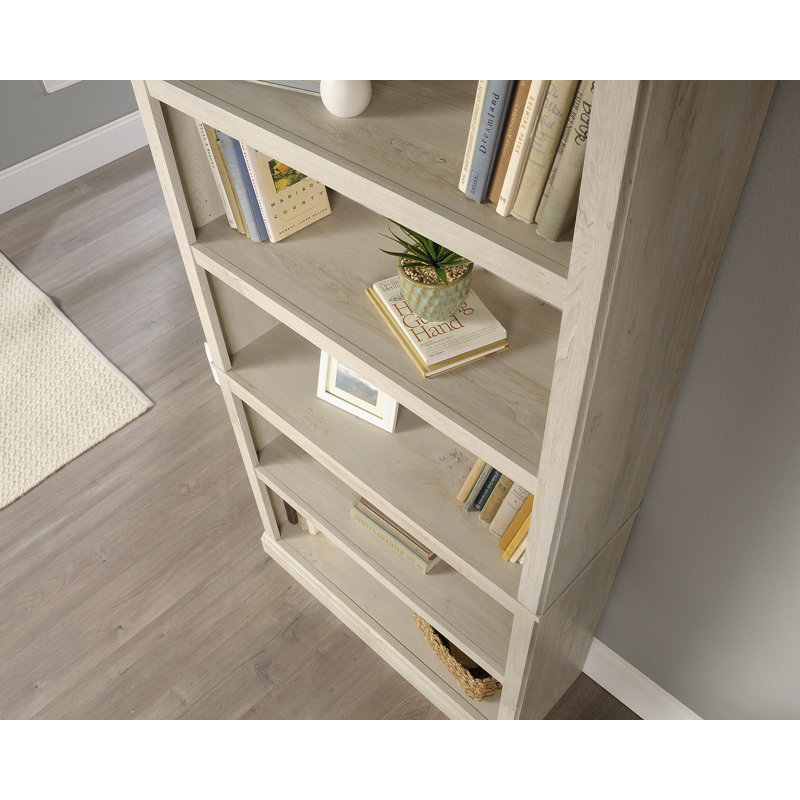 Brunoy 5 Shelf Bookcase Mo 3A, Chalked Chestnut