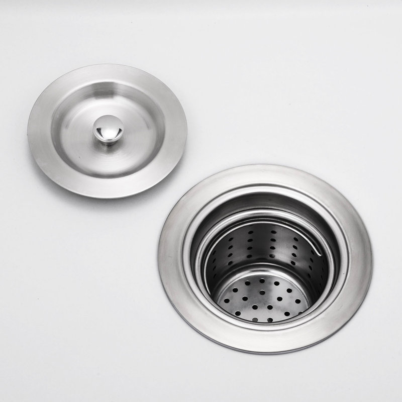 Quartz Bar Sink 18"X16" - Rust & Advanced Manufacturing With Bottom Grid And Strainer White 18" Length X 16" Width Heat Functional Includes Assembly
