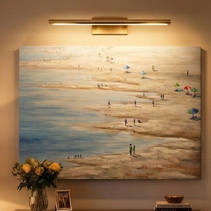 Coastal Beach View Canvas Wall Art