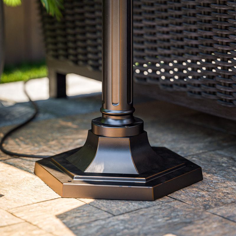 Lampadaire Balfour Falls, H 71,44 po x l 12,75 po x P 12,75 po, Bronze huilé