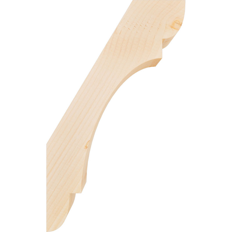 Attelle de genou olympique, Sapin de Douglas, H 20 po x l 3,5 po x P 12 po, Attelle lisse