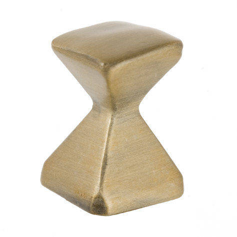 Forged 2 Square Knob, 0.625" H x 0.625" W x 1" D, Oil Rubbed Bronze