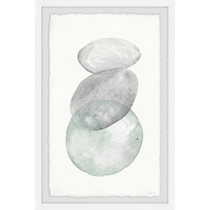 «Elegant Stones», reproduction encadrée, H 45 po x l 30 po x P 1,5 po