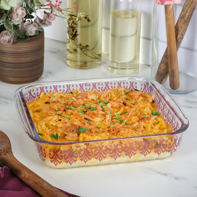 Plat de cuisson en verre borosilicaté de 3,1 pte Spice par Tia Mowry Spice Cloves