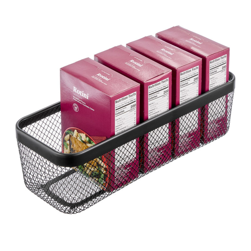Meshi Basket 16 x 6 x 5, Matte Black
