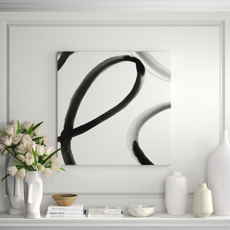 Heartbeat Note X Print by Barclay Butera, 36" H x 36" W, Image Brush Gel